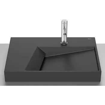 Umyvadlo Roca Horizon umyvadlo 60x42 cm na pult černá A32727608B