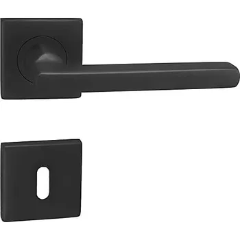 Dveřní kování Dveřní kování MP DANIELA - HR (BS - Černá matná), klika-klika, Otvor na obyčejný klíč BB, MP BS (černá mat)
