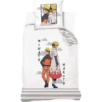 Povlečení Bílé chlapecké povlečení Naruto Shippuden Velikost: ONE SIZE
