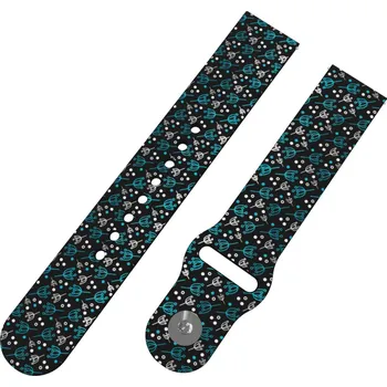 Příslušenství k chytrým hodinkám Strapido BRŠLICE MODRÁ řemínek 20 mm