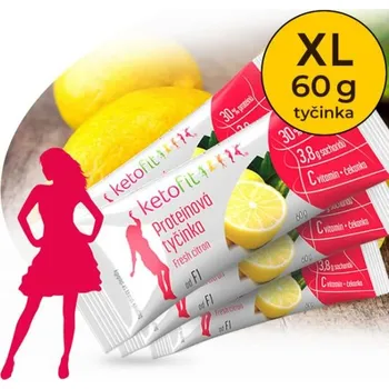 Proteinová tyčinka Fresh citron – extra low carb 4 × 60 g