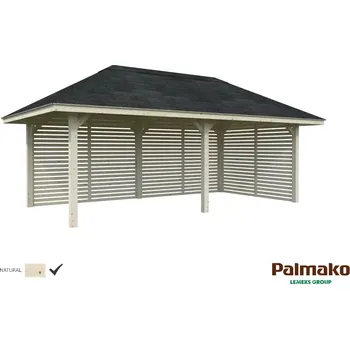 Zahradní domek Zahradní domek Palmako BIANCA 16,6 m2 SET 109 (Rozměr: 588x300 cm, tl.120x120 mm)