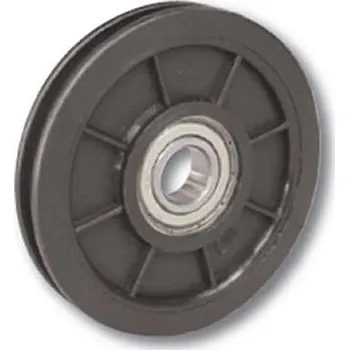 Pohon brány IBFM Kladka 368N - Nylonová kladka - průměr 60, 80 a 100mm s kulatou drážkou 6mm Velikost: 100