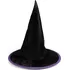 Karnevalový doplněk Rappa 560109 dětský čarodějnický klobouk černý/fialový