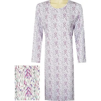 Dámská noční košile Dámská Noční Košile FOLTÝN DK154 Velikost: 5XL, Materiál: Dlouhý rukáv