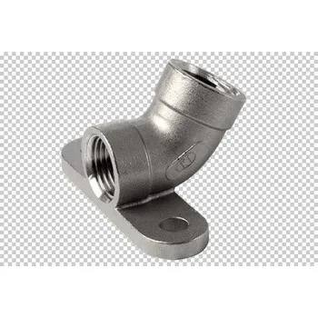 Fitinka Koleno s uchycením, 1.4408, 45 st., BSP, 1/2"