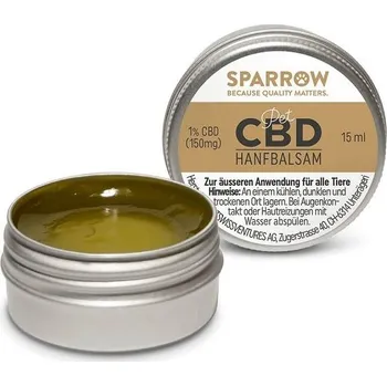 CBD SPARROW konopný balzám s 1% CBD 15ml