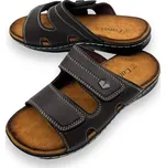 Cabin Pánské hnědé pantofle Barva: Hnědá, Velikost: 41