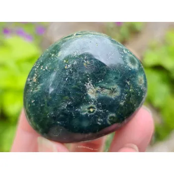 Přírodní kámen Leštěný kámen jaspis oceánový 81g