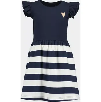 Dívčí šaty Dívčí letní modrobílé šaty Blue Seven velikost 104 (721651)