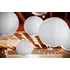 Svatební dekorace PartyDeco Lampion kulatý bílý