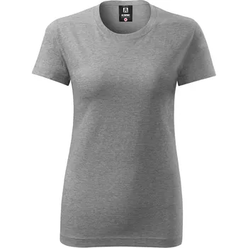 Dámské triko ALTISPORT NoPrint NP/ALW331 TMAVĚ ŠEDÝ MELÍR S