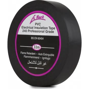 Lepicí páska Le Mark PVC TAPE 19mm x 33m Black