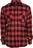 Urban Classics Checked Flanell Shirt TB297 černá/červená, XL