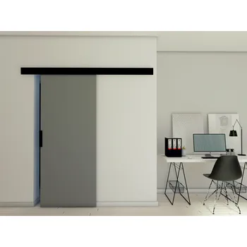 Interiérové dveře Posuvné dveře STANDART MIX A70, Šedá/Černá