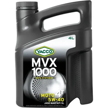 Motorový olej Motorový olej YACCO MVX 1000 4T 5W-40, 4L