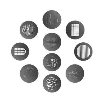 Studiové světlo Aputure Spotlight Max 10 piece Gobo Kit ( Size A )