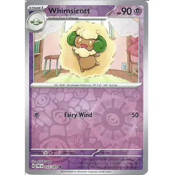 Společenská hra Pokémon karta Whimsicott 035/091 Reverse Holo - Paldean Fates