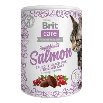 Pamlsek pro kočku Brit Care Cat Snack Superfruits Salmon 100g