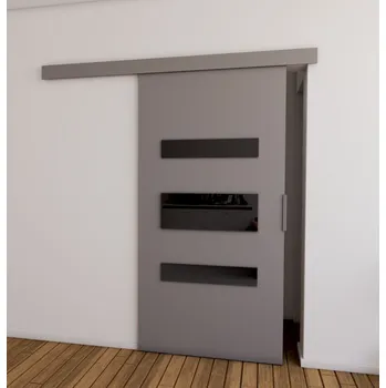 Interiérové dveře Posuvné dveře STANDART D100, Šedá