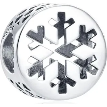 Přívěsek NUBIS® Korálek na náramek sněhová vločka - BK094