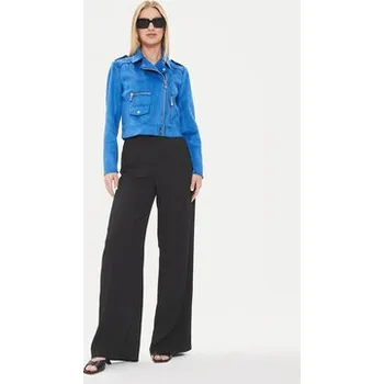 Pánská casual bunda Morgan Bunda z imitace kůže 241-GOUSMI Modrá Straight Fit 42