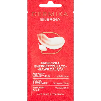 Pleťová maska Dermika Energie energetická a hydratační pleťová maska, 10 ml