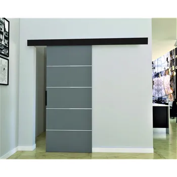Interiérové dveře Posuvné dveře STANDART MIX B100, Šedá/Černá