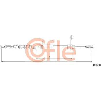 Autodíl Tažné lanko, parkovací brzda COFLE 10.9589