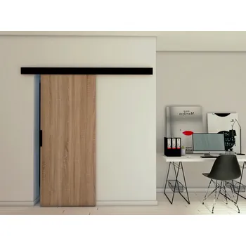 Interiérové dveře Posuvné dveře STANDART MIX A80, Sonoma/Černá