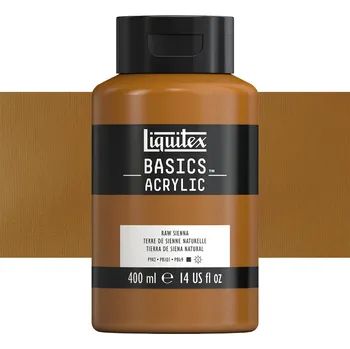 Vodová barva Akrylová barva Liquitex Basics - Raw Sienna Balení: 400 ml