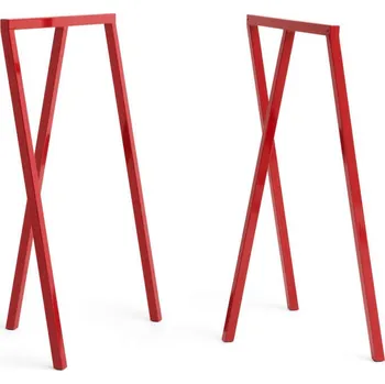 Psací stůl HAY Stolová podnož Loop Stand Frame High set 2ks, maroon red