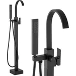 Erga Enzo, volně stojící vanová baterie h-1090, černá matná, ERG-YKA-BS.ENZO-BLK