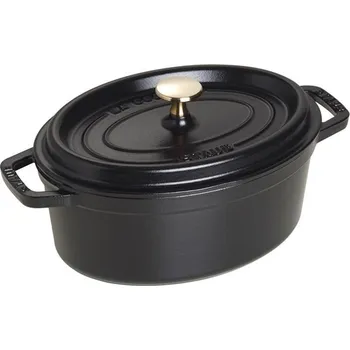 Multifunkční hrnec Hrnec STAUB oválný 23 cm černý 2,35l
