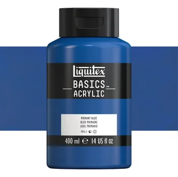 Vodová barva Akrylová barva Liquitex Basics - Primary Blue Balení: 400 ml