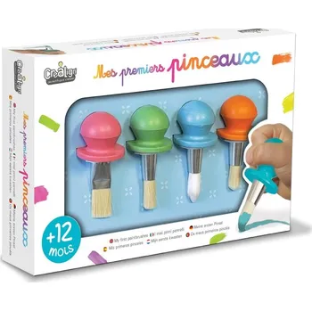 Dřevěná hračka Moje první štětce 4 ks