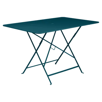 Zahradní stůl Skládací stolek Fermob BISTRO 117x77cm - Acapulco blue