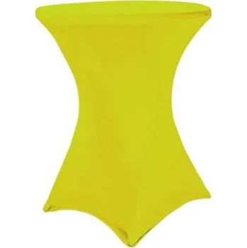 Napínací potah proRauty.cz Elastický potah LITE na koktejlový stůl Ø 80 cm (190 g/m2) Barva: žlutá