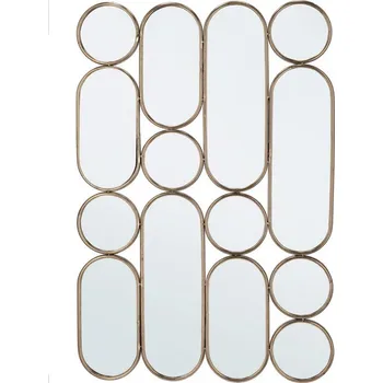 Zrcadlo BIZZOTTO Zrcadlo HANIMA zlaté 79,5x120 cm 0242840