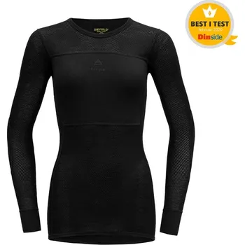 Dámské tričko Devold dámské triko s dlouhým rukávem Wool Mesh 190 Shirt Barva: CAVIAR, Velikost: XS