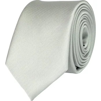 Kravata Bubibubi Světlešedá kravata Nebia