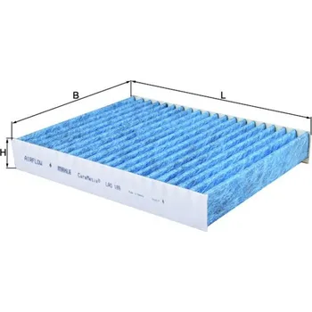 Kabinový filtr Filtr, vzduch v interiéru KNECHT LAO 169