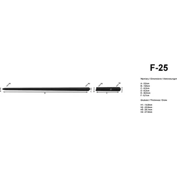 Lišta karosérie Boční lišty na dveře Mini Cooper 2006-2014 F25 | Rider