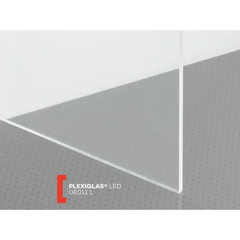 Plexisklo Röhm Čiré plexisklo Plexiglas LED 6mm 0E011 L nasvětlovací 1010 x 2050 mm