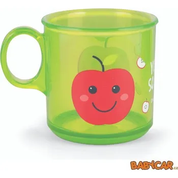 Kojenecká láhev CANPOL BABIES protiskluzový hrneček SO COOL Jablko
