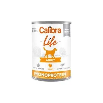 Krmivo pro psa Calibra Dog Life konz.Adult Turkey with apples 6x400 g