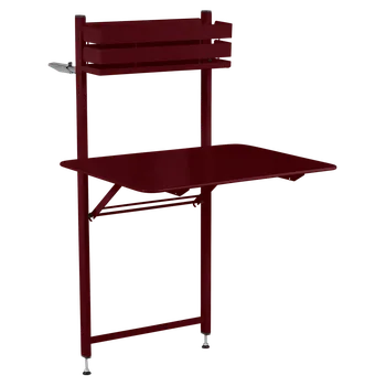 Zahradní stůl Skládací balkónový stůl Fermob BISTRO 57x77cm - Black Cherry