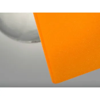 půdní výlez Röhm Pískované plexisklo Plexiglas Satinice 6mm oranžový 2H12 DC (pumpkin) 1520 x 2030 mm