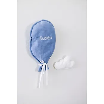 Balónek Tulimese Dekorační nástěnný balónek hořčicový VÝBĚR VARIANTY: BALÓNEK S VÝŠIVKOU