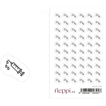 samolepka Fleppi Samolepky ikonky – Injekce